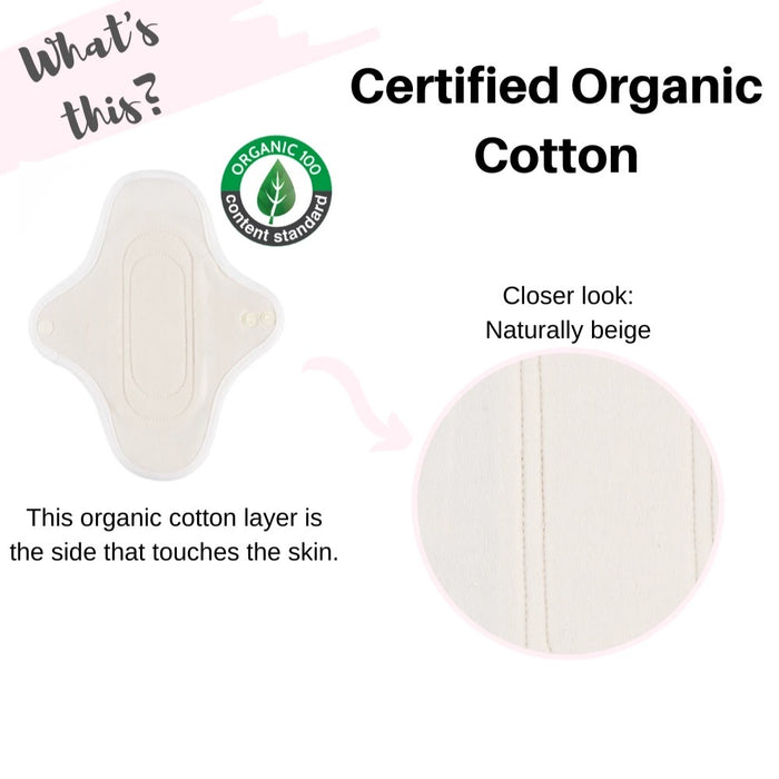Hannahpad Reusable Cloth Pad Thong Liner (Fabric supplied at random)