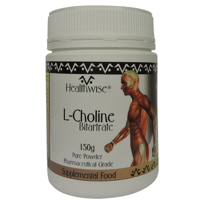 Healthwise L-Choline Bitartrate Powder 150g