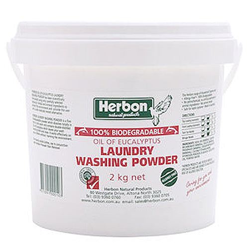 HERBON Biodegradable Laundry Washing Powder Oil Of Eucalyptus 2kg