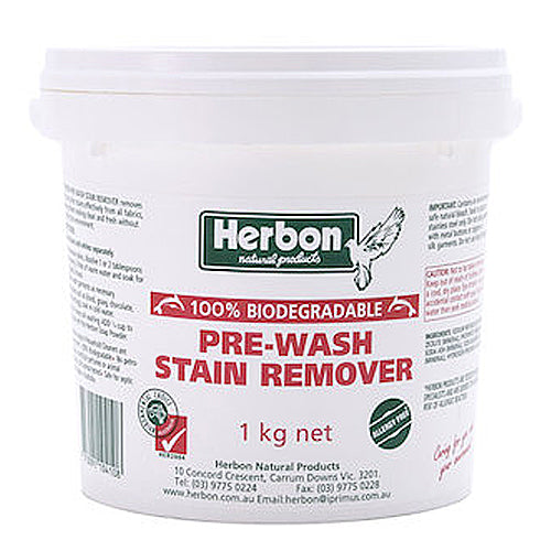 HERBON Biodegradable Stain Remover Laundry Pre-Wash 1kg