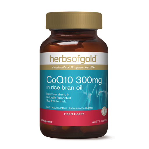 Herbs Of Gold Co Q10 150mg in Rice Bran Oil 30c