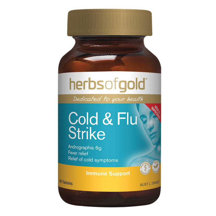 Herbs Of Gold Cold & Flu Strike 60t