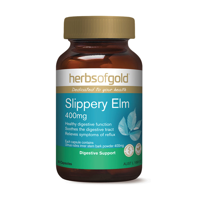 Herbs of Gold Slippery Elm 400mg 60c