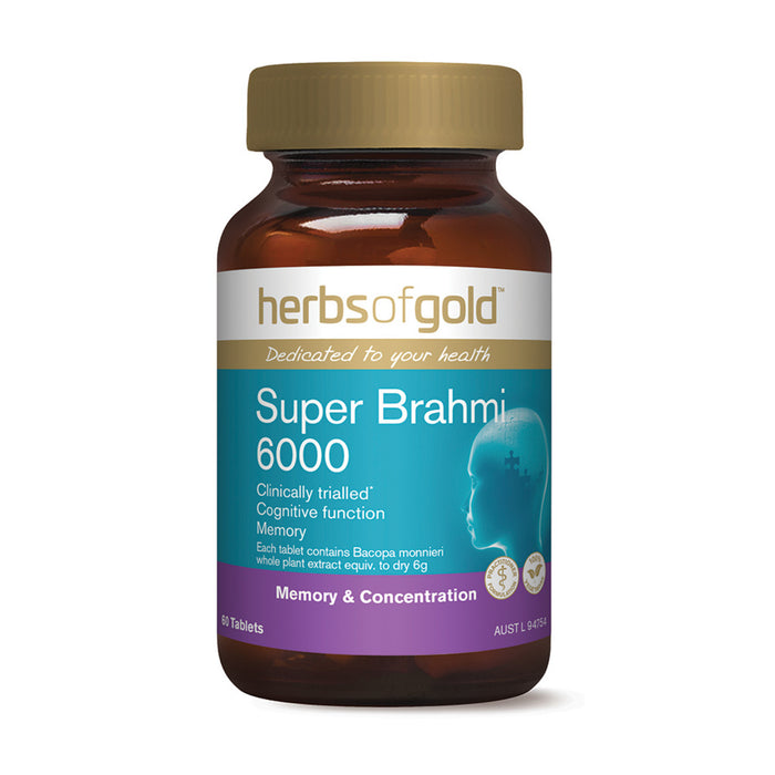 Herbs of Gold Super Brahmi 6000 60t