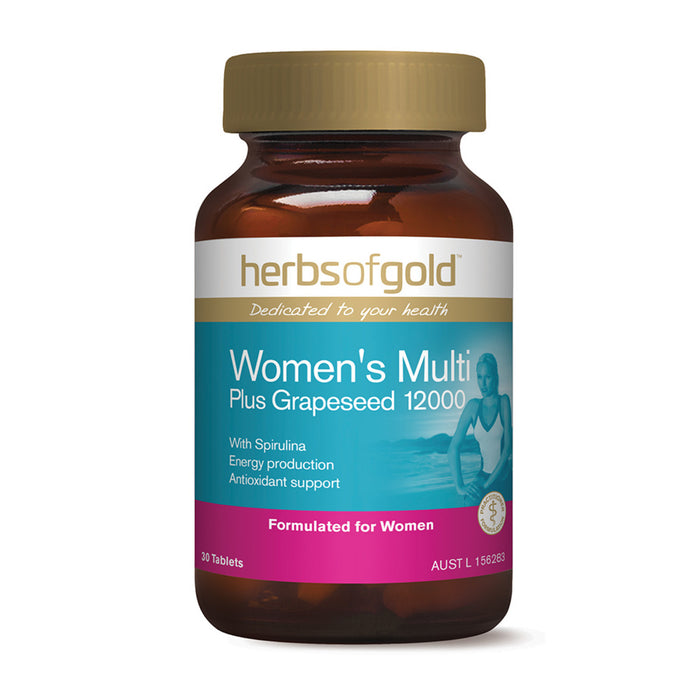 Herbs of Gold Women's Multi plus Grapeseed 12000 30t