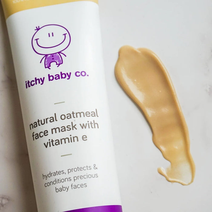 Itchy Baby Co Face Mask Natural Oatmeal with Vitamin E 120g