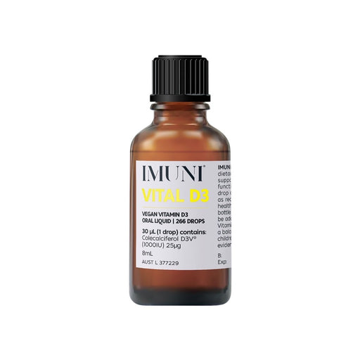 IMUNI Vital D3 Vegan Vitamin D3 - Oral Liquid - 8ml