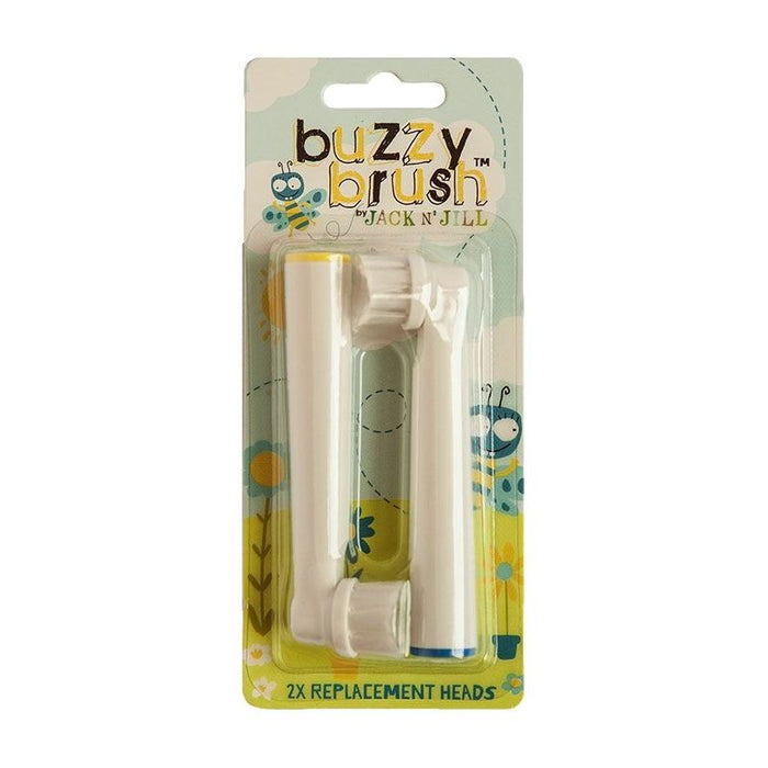 JACK N' JILL Replacement Heads for Electric Toothbrush Buzzy Brush