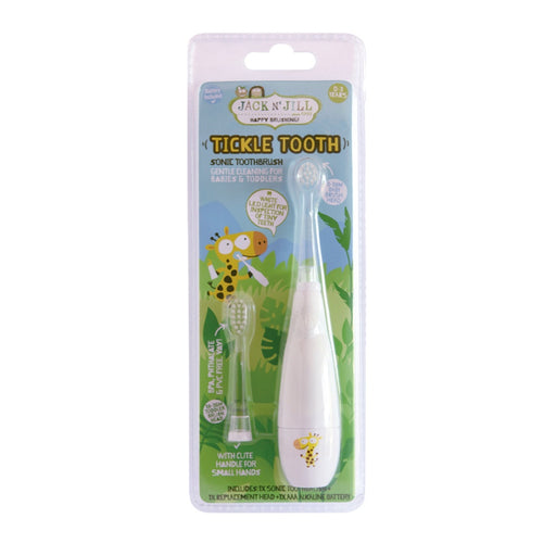 Jack N' Jill Tickle Tooth Sonic Toothbrush (0-3 years) (includes replacement head)