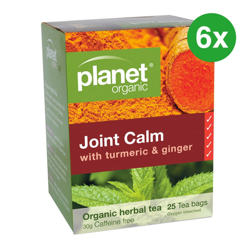 PLANET ORGANIC Joint Calm with Turmeric & Ginger Herbal Tea - 25 Bags