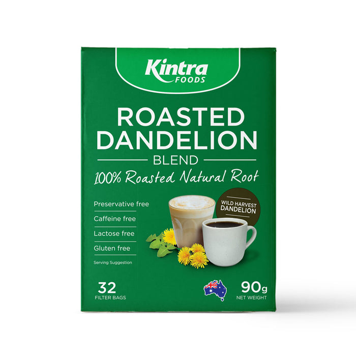 KINTRA FOODS Roasted Dandelion Blend - 32 Tea Bags