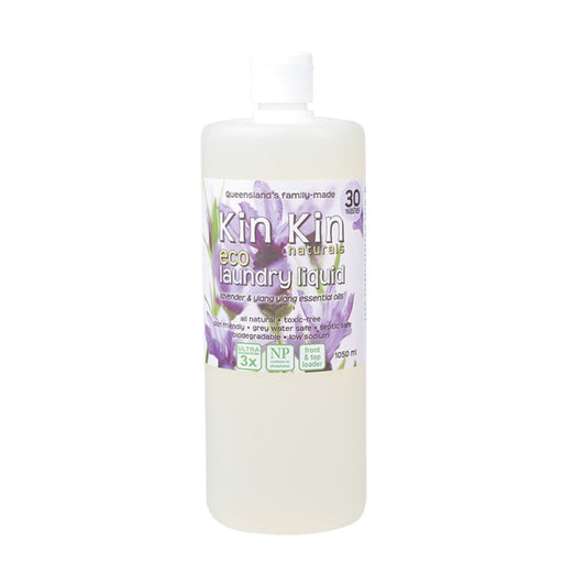 KIN KIN NATURALS Lavender & Ylang Ylang Organic Laundry Liquid (Ultra Conc.) - 1050ml