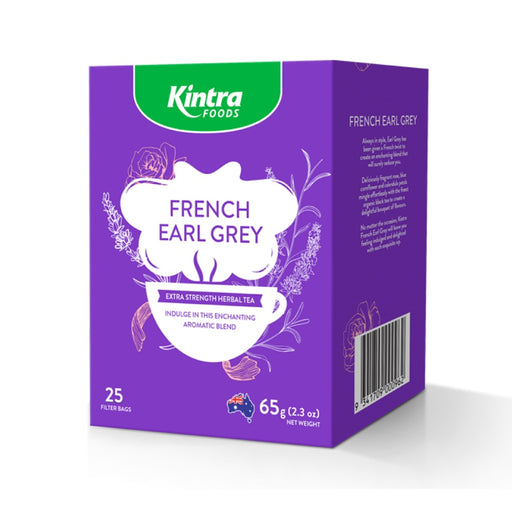 KINTRA FOODS Herbal Tea Bags French Earl Grey - 25 Bags