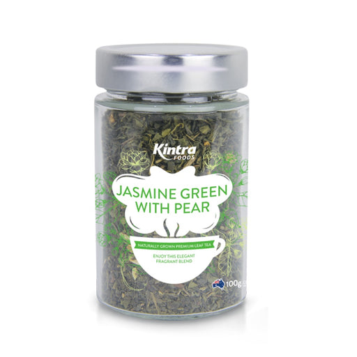 KINTRA FOODS Loose Leaf Tea Jasmine Green with Pear - 100g