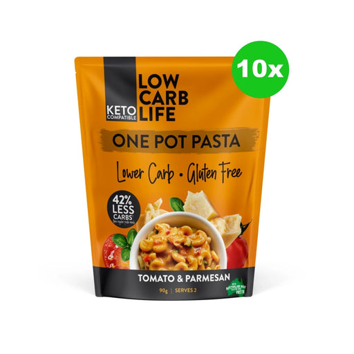 LOW CARB LIFE One Pot Pasta Tomato & Parmesan - 10x90g