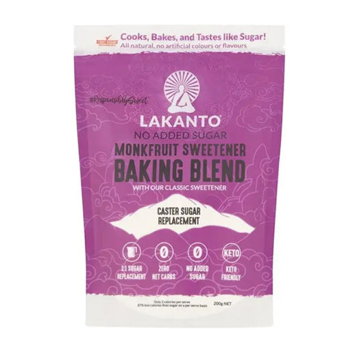 LAKANTO Baking Blend - Monkfruit Sweetener Caster Sugar Replacement
