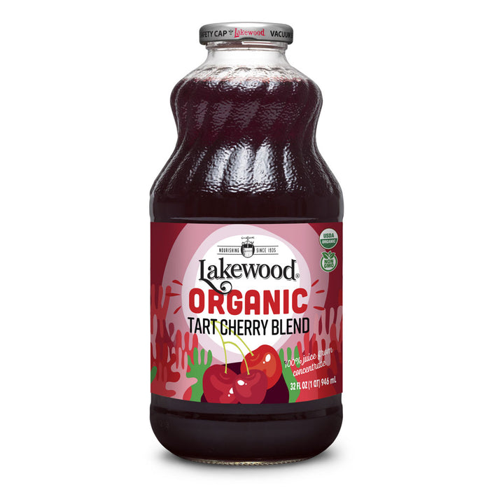 LAKEWOOD Organic Tart Cherry Juice Blend Fresh Pressed 946mL