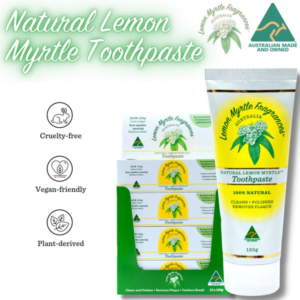 LEMON MYRTLE FRAGRANCES Toothpaste Lemon Myrtle 150g