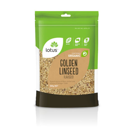 LOTUS Organic Golden Linseed Flaxseed 500g