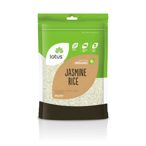 LOTUS Organic Rice Jasmine 500g