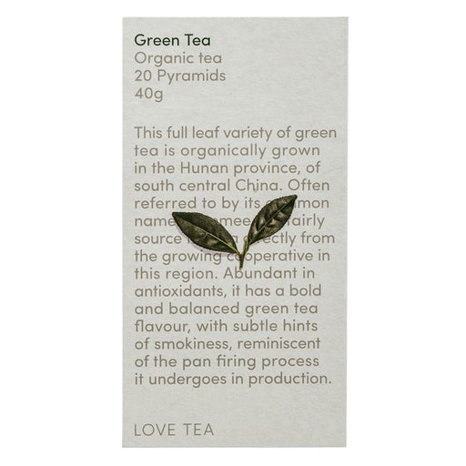 Love Tea Organic Green Tea