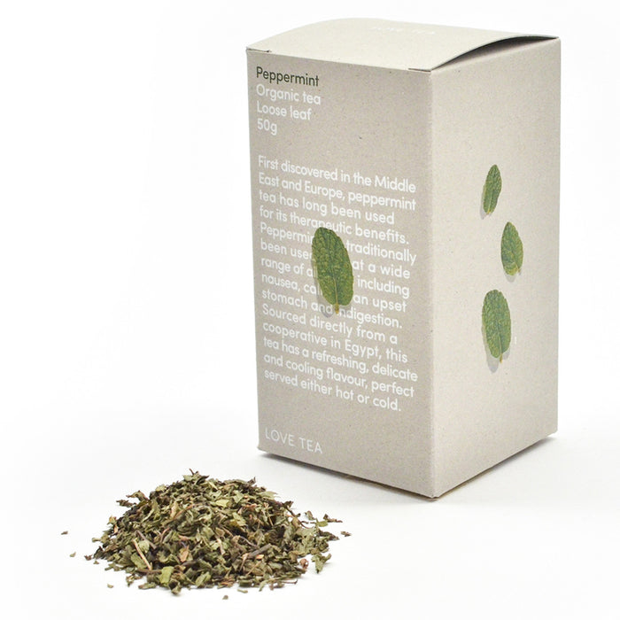 Love Tea Organic Peppermint Loose Leaf Tea 