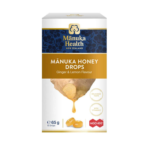 MANUKA HEALTH Manuka Health Honey Drops with Lemon & Ginger MGO 400+ 