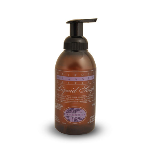 Melrose Organic Castile Liquid Soap - Lavender - w Pump - 500ml