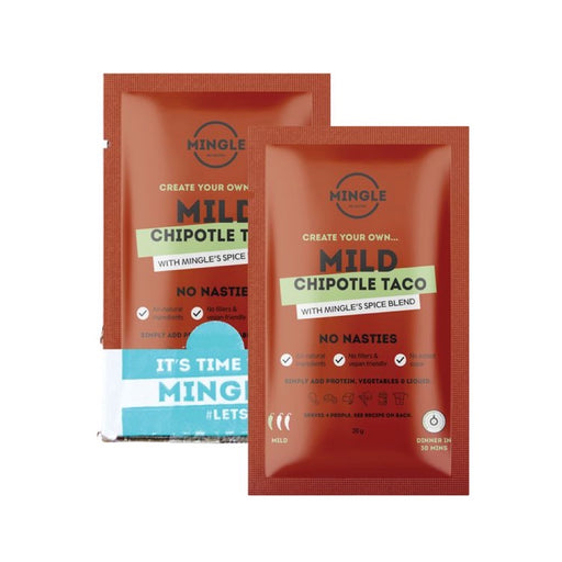 MINGLE Natural Seasoning Blend Mild Chipotle Taco - 12x30g