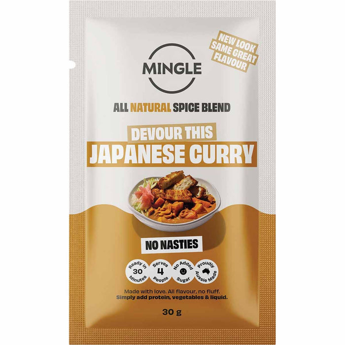 Mingle Natural Seasoning Blend Japanese Curry - 12x30g