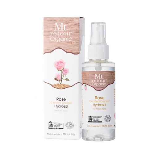 MT RETOUR Face & Body Mist Hydrosol Freshener Spray - Rose - 125ml
