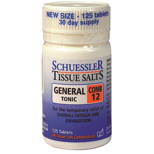Martin & Pleasance Schuessler Tissue Salts Comb 12 General Tonic