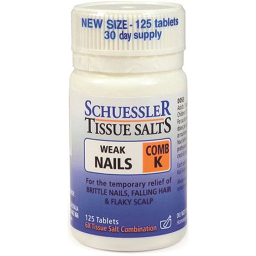 Martin & Pleasance Schuessler Tissue Salts Comb K Weak Nails