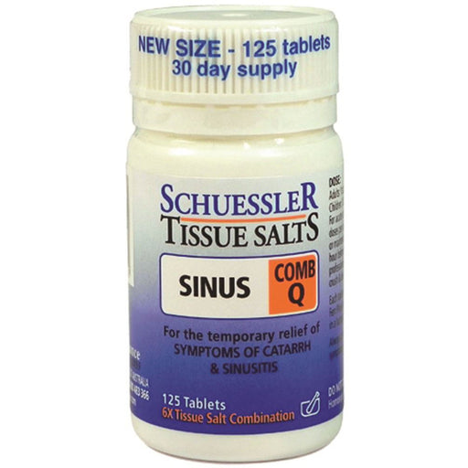 Martin & Pleasance Schuessler Tissue Salts Comb Q Sinus