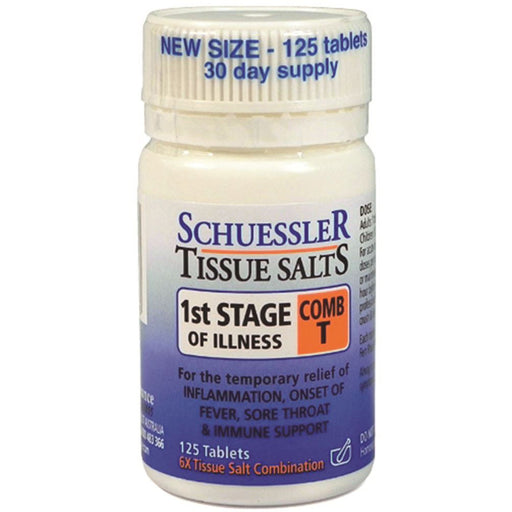 Martin & Pleasance Schuessler Tissue Salts Comb T 1st Stage of Illness