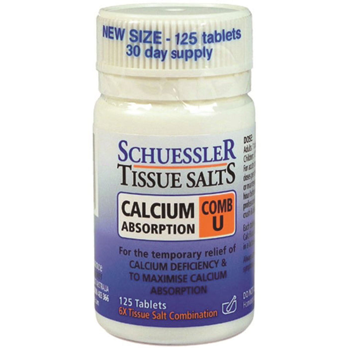 Martin & Pleasance Schuessler Tissue Salts Comb U Calcium Absorption