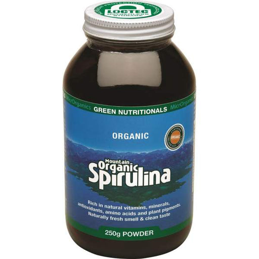 GREEN NUTRITIONALS Mountain Organic Spirulina Powder 250g