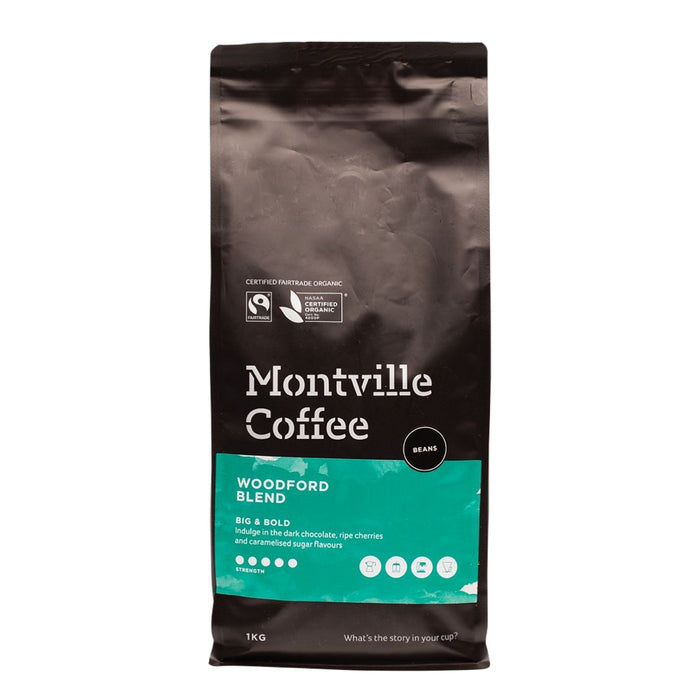 MONTVILLE COFFEE Coffee Beans Woodford Blend 1kg