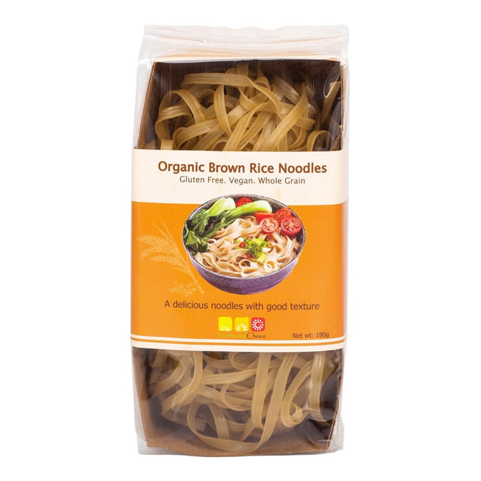 NUTRITIONIST CHOICE Rice Noodles Organic Brown - 180g