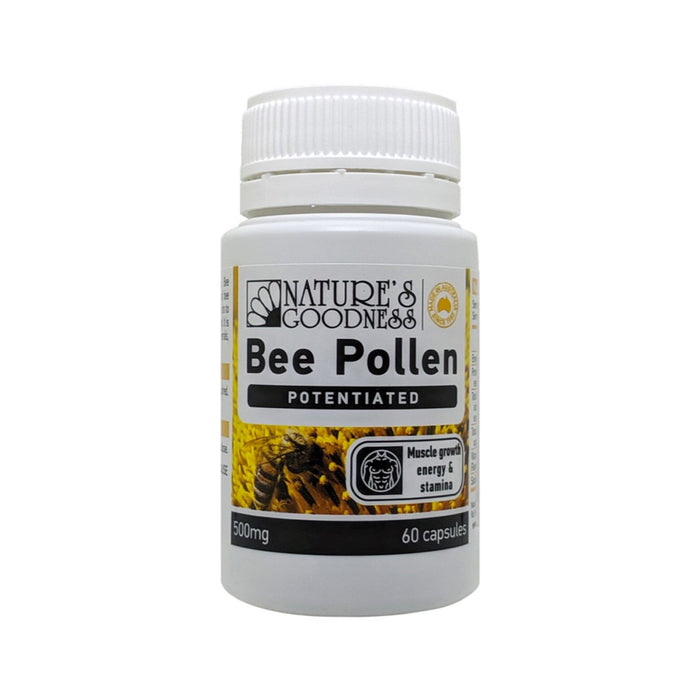 Nature's Goodness Bee Pollen Potentiated (Activ) 500mg 60c