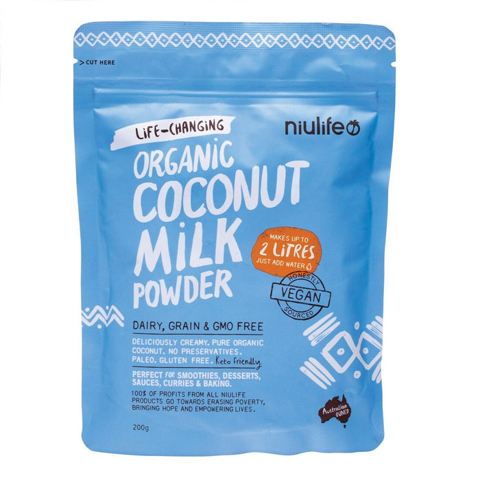 Niulife Coconut Milk Powder Makes Up To 2 Litres 