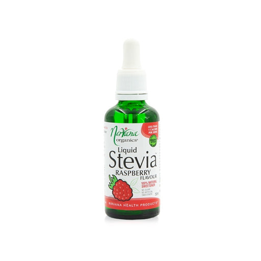 NIRVANA ORGANICS Liquid Stevia Raspberry - 50ml