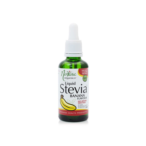 NIRVANA ORGANICS Liquid Stevia Banana - 50ml