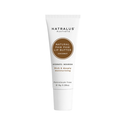 Natralus Natural Paw Paw Lip Butter Coconut 8g