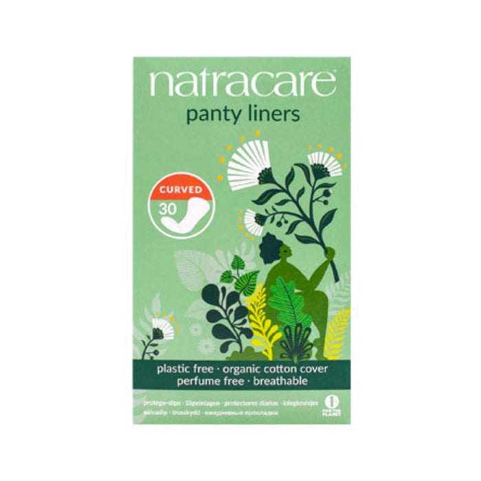 NATRACARE Organic Panty Liners Curved - 30x Liners