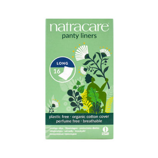 NATRACARE Panty Liners Long - 16x Pack