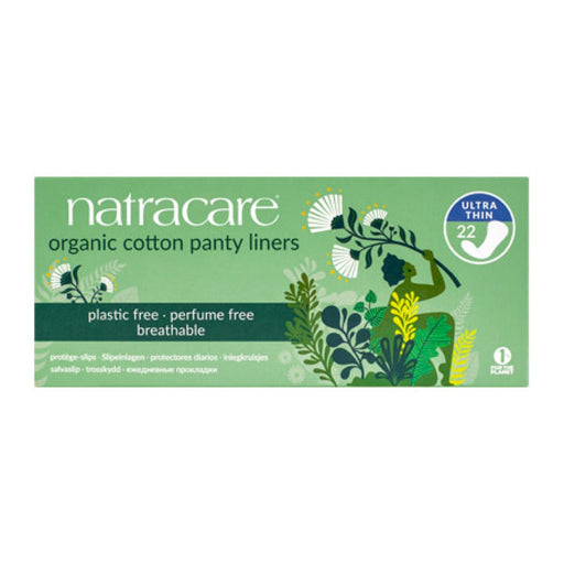 Natracare Panty Liners Ultra Thin with Organic Cotton Cover x 22 Pack