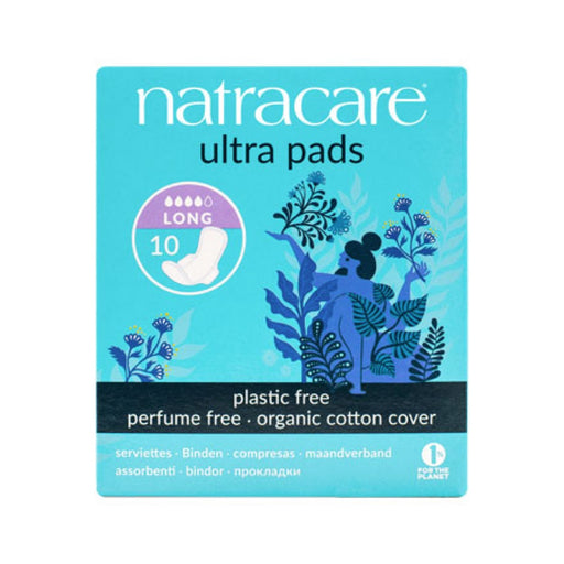 NATRACARE Ultra Pads Long (Wings) - 10x Packs