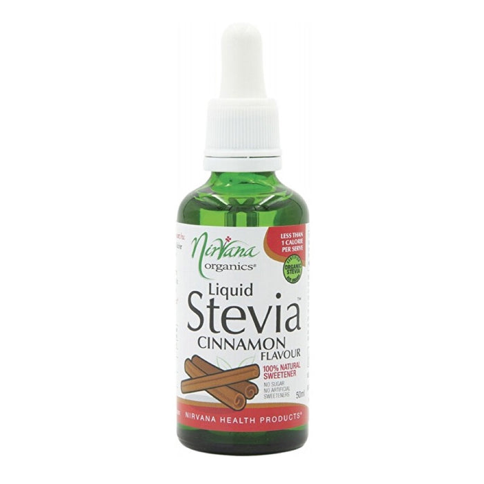 NIRVANA ORGANICS Liquid Stevia Cinnamon - 50ml