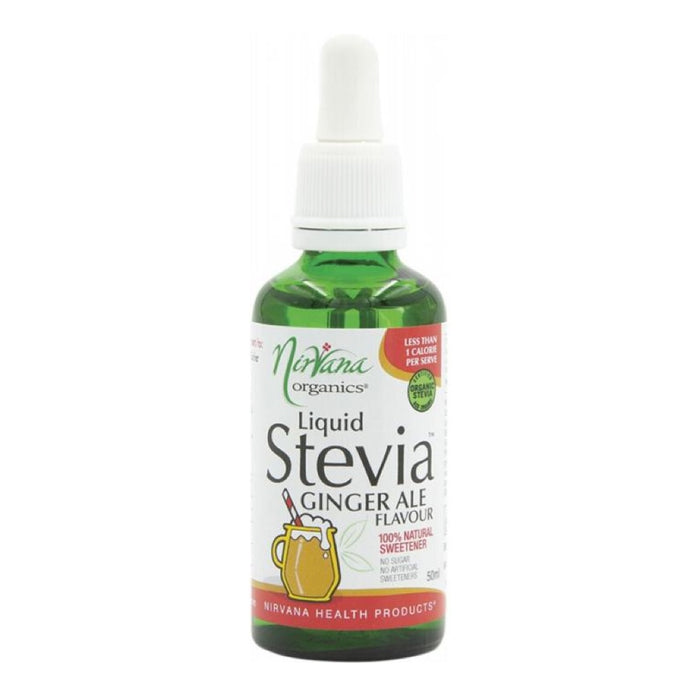 NIRVANA ORGANICS Liquid Stevia Ginger Ale - 50ml
